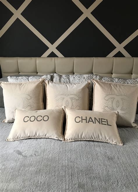 chanel pillows for bed